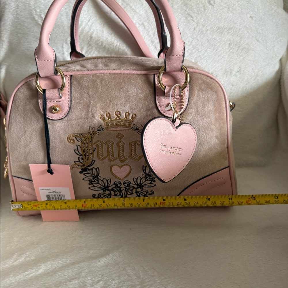 Beautiful Juicy Couture Cafe Heritage Bowlers Bag W Free Jc Lip Oils View 5